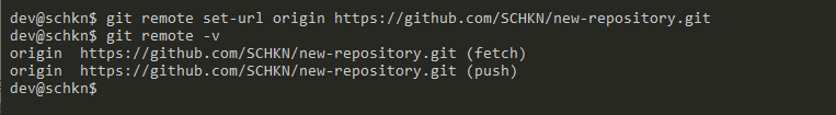 Change Git Remote URL set-url