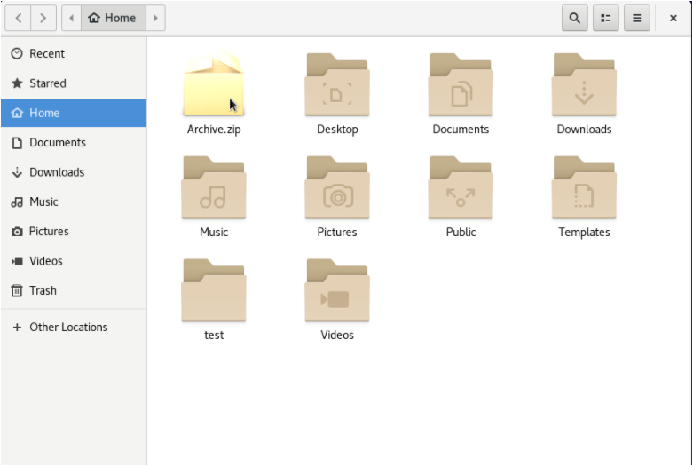 Compress Folders on GNOME archive2