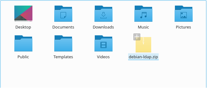 Compress Folders using KDE Dolphin created