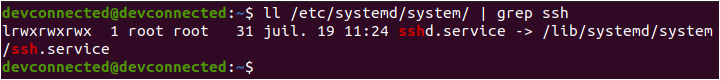 Enable SSH server on system boot linked-ssh-unit-file
