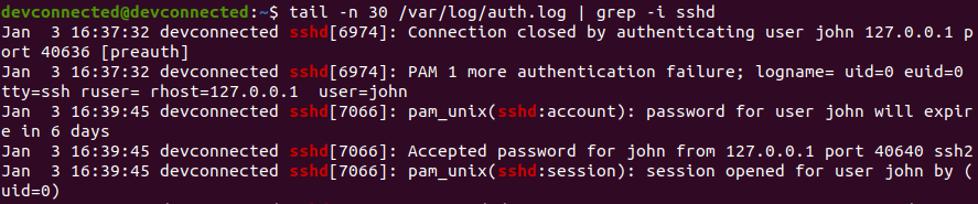 Find Last SSH Logins on Linux sshd-logs-last