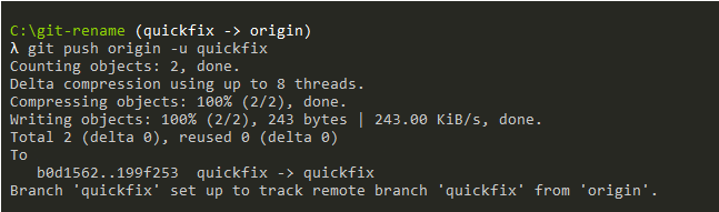 How To Change Branch Name on Git set-upstream-branch-git
