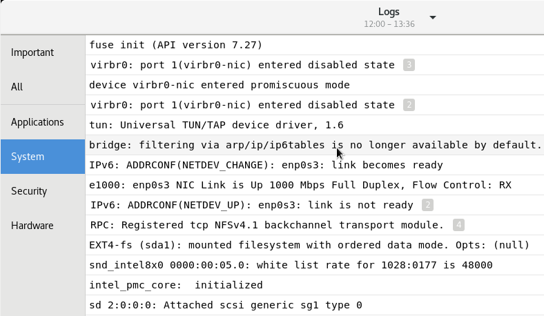 Linux Logs Monitoring Utilities logs-application