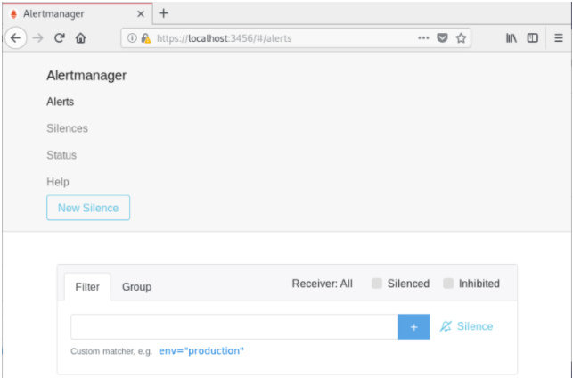 Modifying the AlertManager service