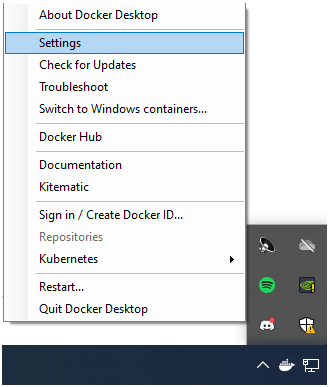 Settings-docker-desktop